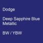 Preview: Dodge, Deep Sapphire Blue Metallic, BW / YBW.